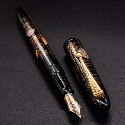 Namiki Yukari Rock Garden Fountain Pen gold trim