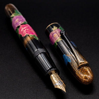 Namiki Yukari Royale Peony Fountain Pen urushi lacquer