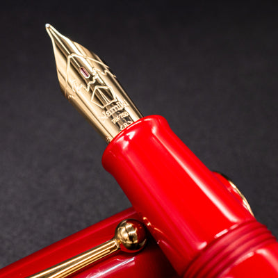 Namiki Yukari Royale Fountain Pen - Vermillion 18k gold nib