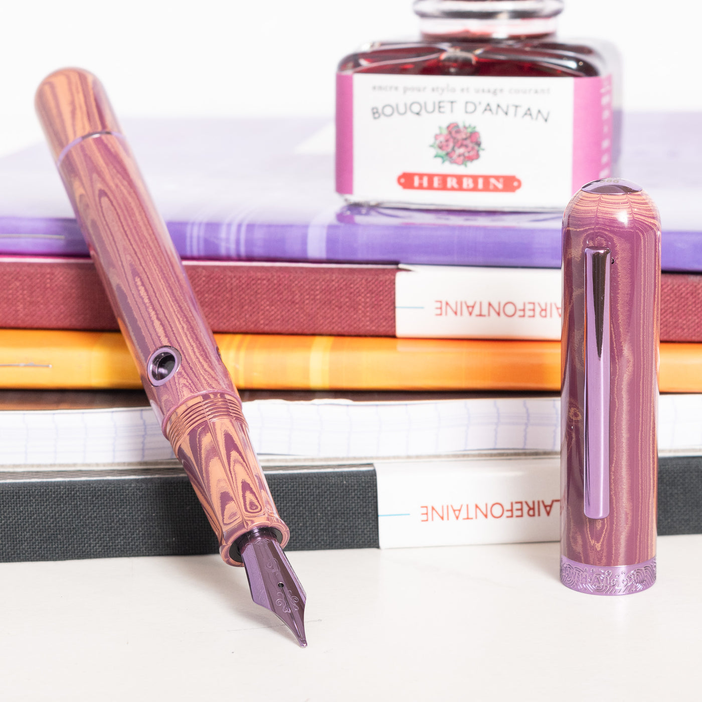 Nahvalur Nautilus Mousseline Lilas Fountain Pen