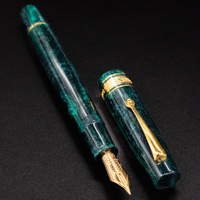 Omas Bologna Fountain Pen - Elegant Emerald rare