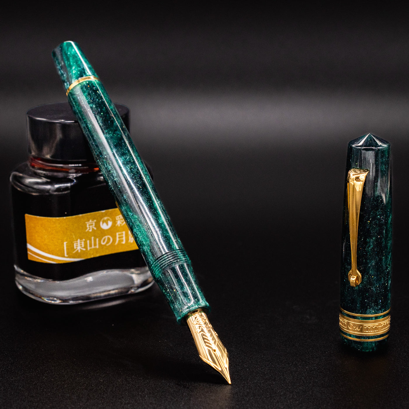 Omas Bologna Fountain Pen - Elegant Emerald