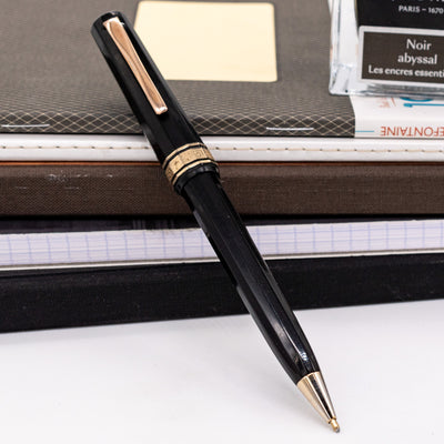 Omas Extra Black Faceted Ballpoint Pen