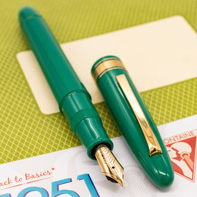 Omas Ogiva Extra 556 Jade Green Fountain Pen rare