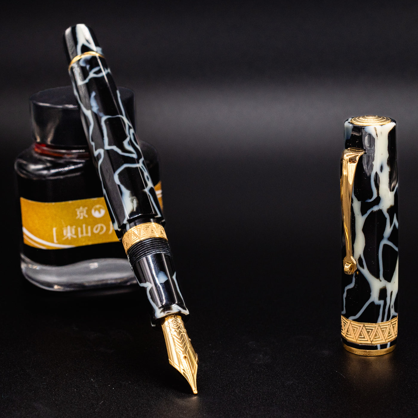 Omas Paragon Fountain Pen - Wild Celluloid Gold