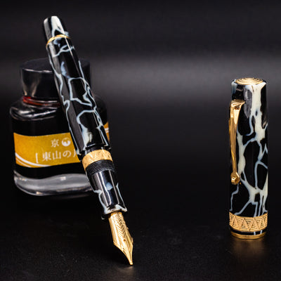 Omas Paragon Fountain Pen - Wild Celluloid Gold