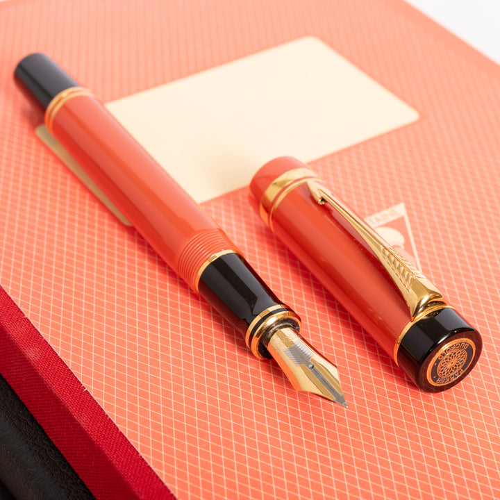 Parker Duofold Centennial Big Red Fountain Pen - Preowned – Truphae