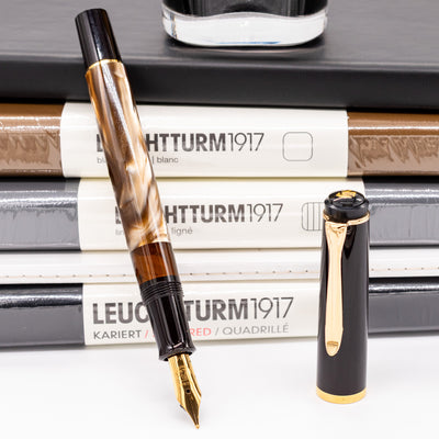 Pelikan Classic M200 Fountain Pen - Brown Marble