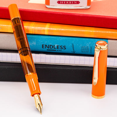 Pelikan Classic M200 Fountain Pen - Orange Delight