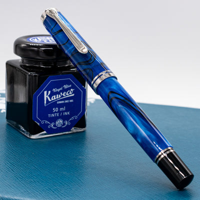 Pelikan Souveran M805 Blue Dunes Fountain Pen capped