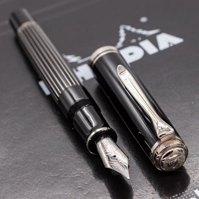 Pelikan Souveran M815 Metal Stripe Fountain Pen piston filled