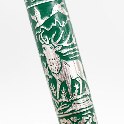 Pelikan Souveran M915 Hunting Limited Edition 1994 Fountain Pen barrel engraving