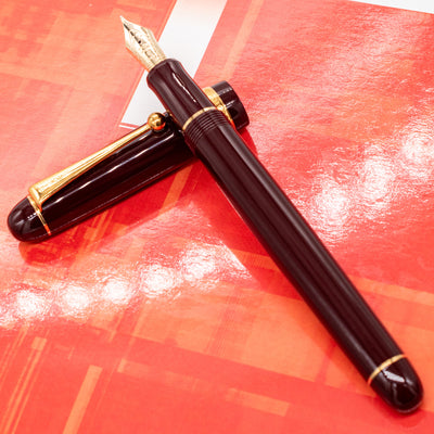 Pilot Custom 74 Deep Red Fountain Pen burgundy