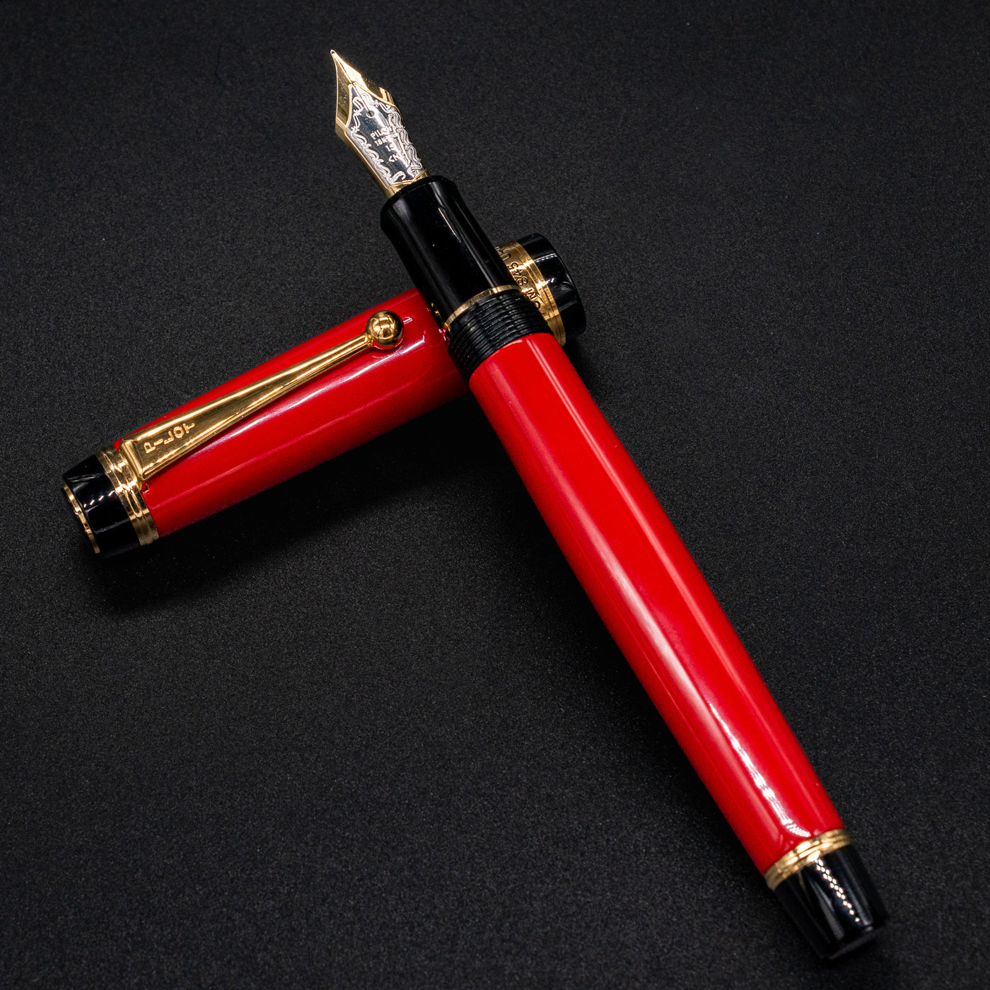 Pilot Custom 845 Fountain Pen - Vermillion red