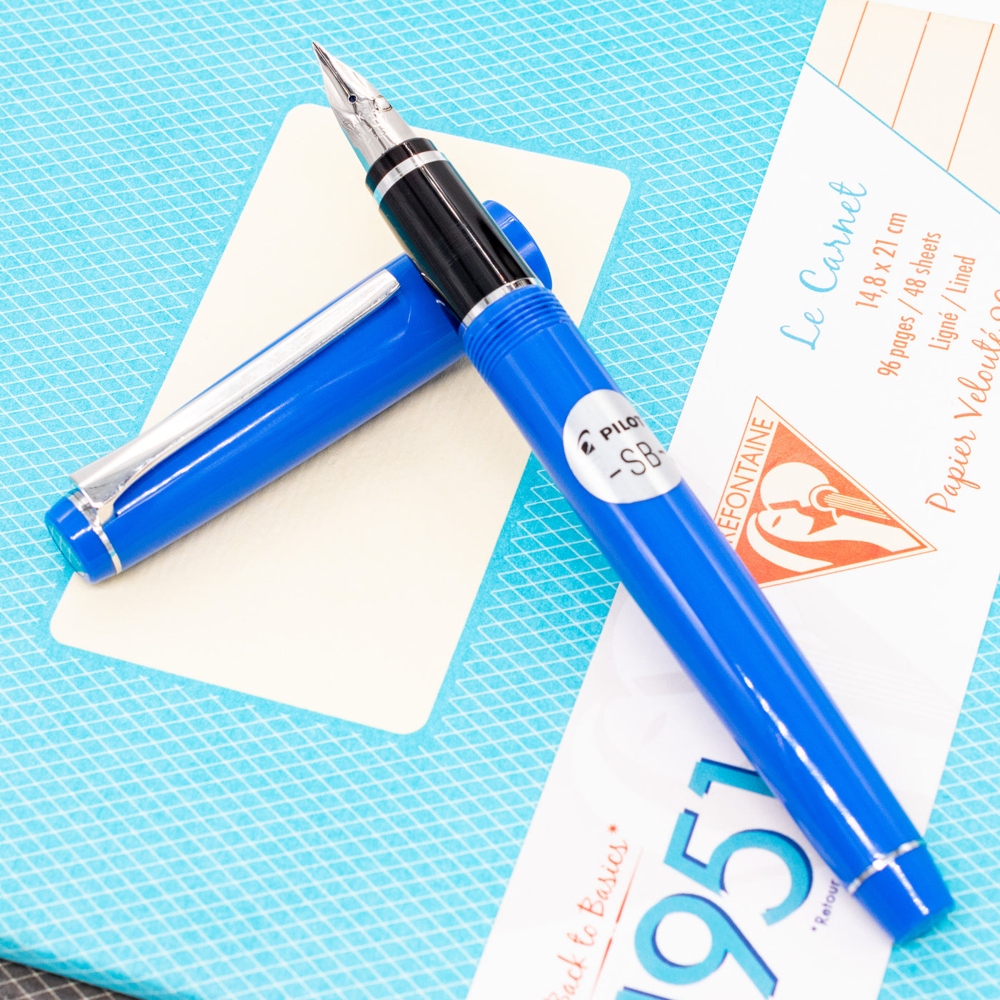 Pilot Falcon Fountain Pen - Blue light