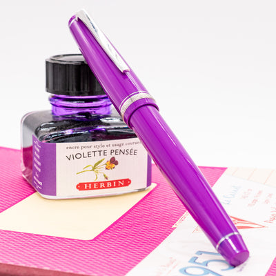 Pilot Falcon Fountain Pen - Purple capped