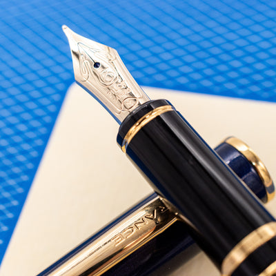 Pilot Grance Fountain Pen - Navy Blue 14k gold nib