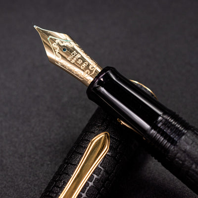 Pilot Ishime Fountain Pen - Black 18k gold nib