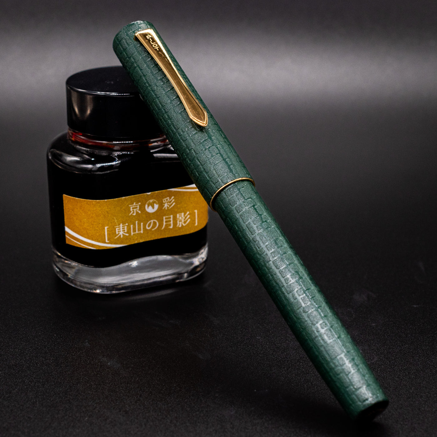 Pilot Ishime Fountain Pen - Hunter Green capped