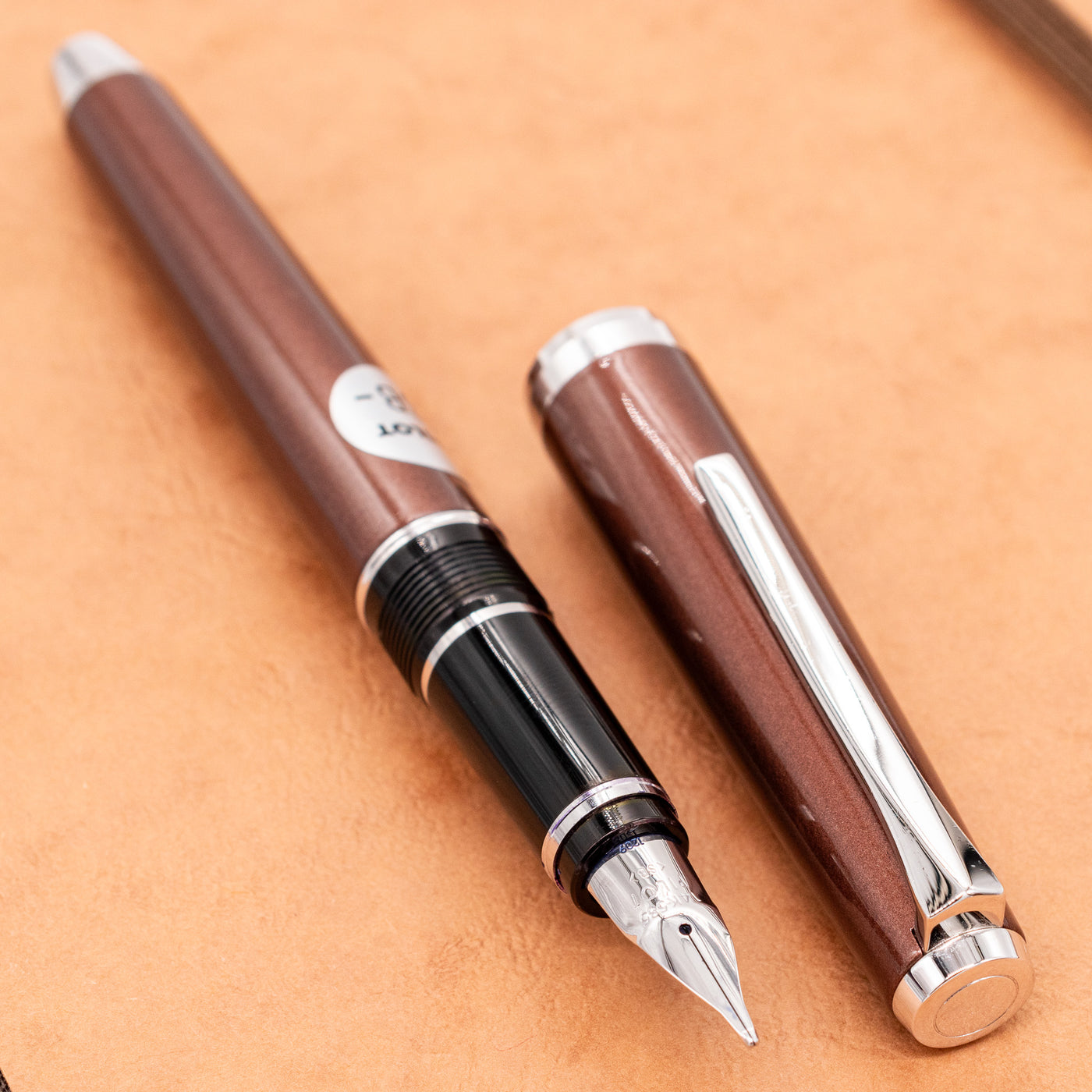 Pilot Metal Falcon Fountain Pen - Brown new