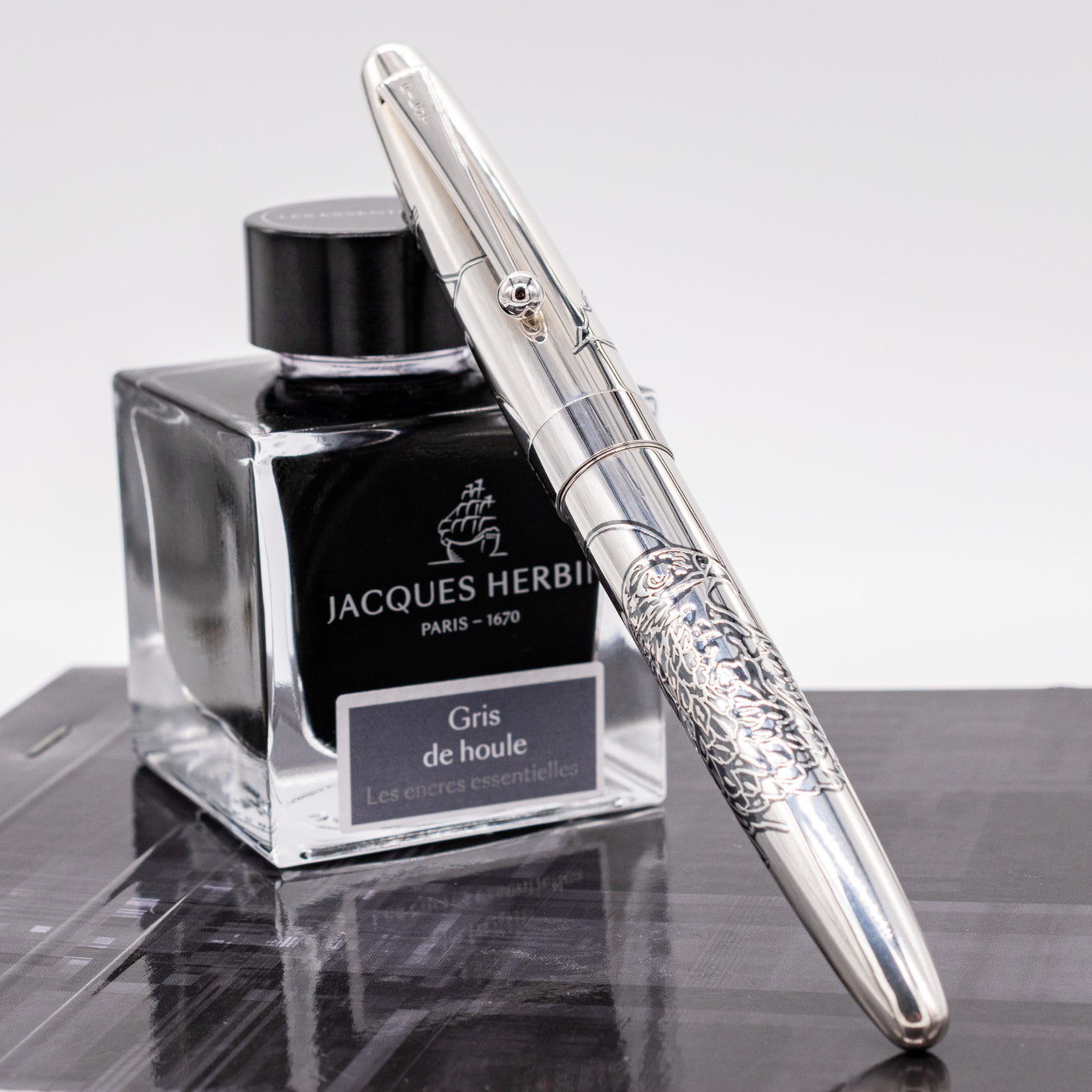 Pilot Sterling Silver Fountain Pen - Hawk capped