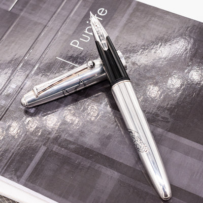 Pilot Sterling Silver Fountain Pen - Hawk silver