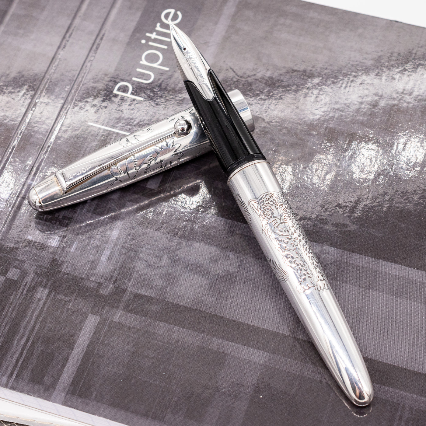 Pilot Sterling Silver Fountain Pen - Jaguar limited edition