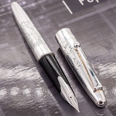 Pilot Sterling Silver Fountain Pen - Jaguar new