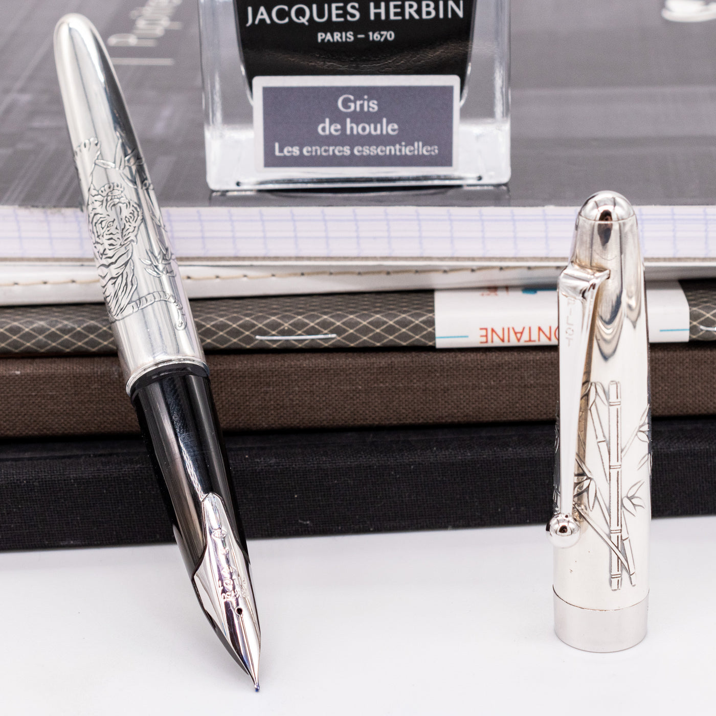 Pilot Sterling Silver Fountain Pen - Tiger