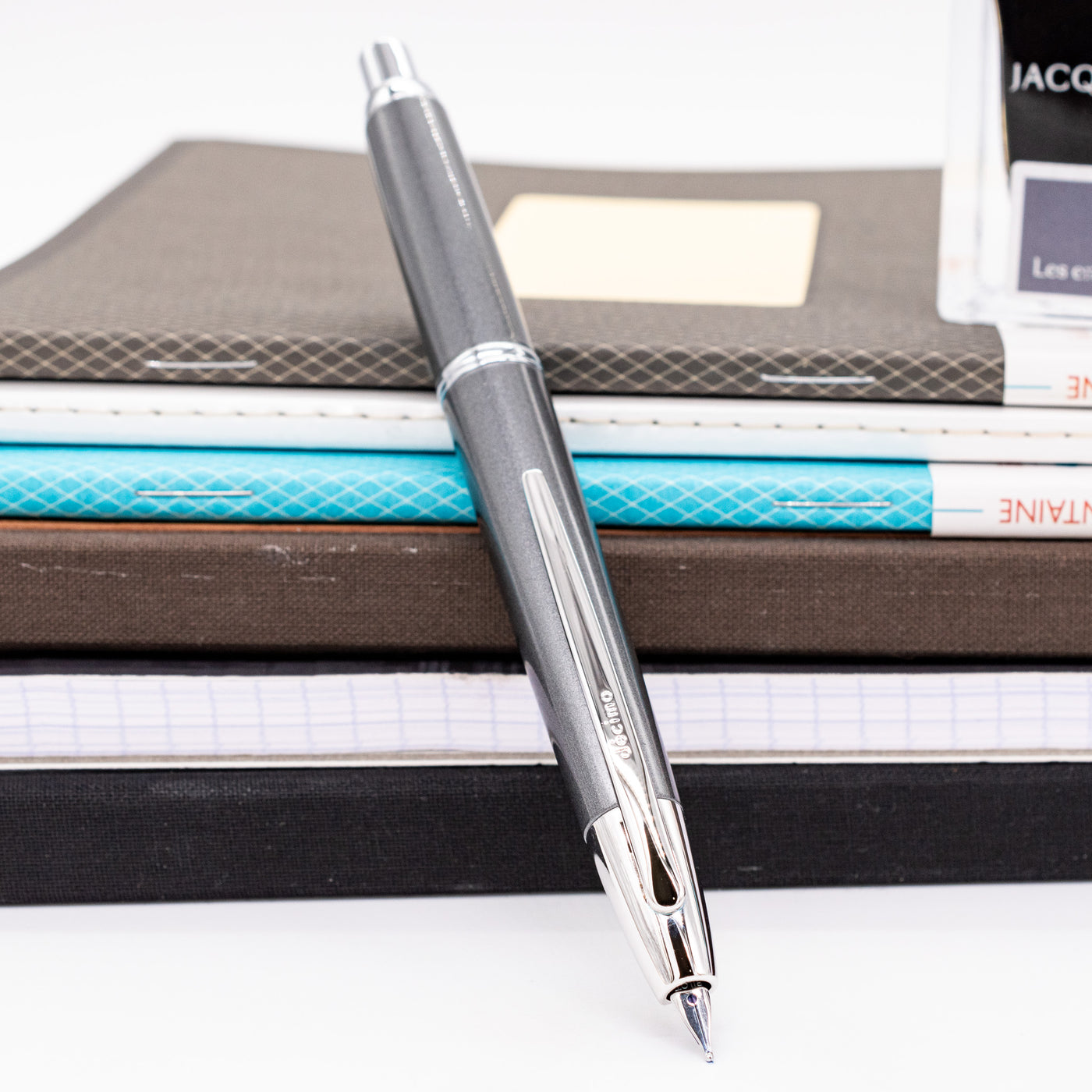 Pilot Vanishing Point Decimo Fountain Pen - Dark Grey