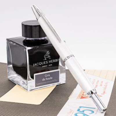 Pilot Vanishing Point Decimo Fountain Pen - White capped