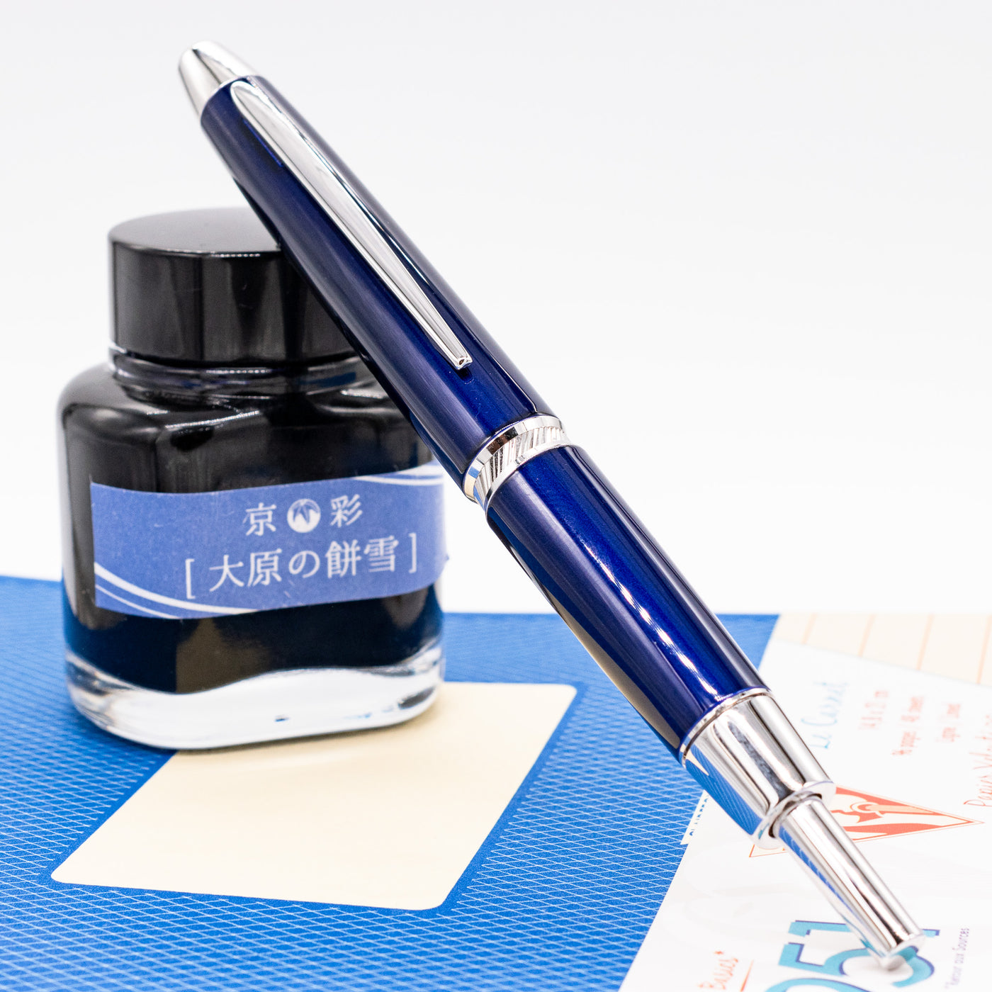 Pilot Vanishing Point LS Fountain Pen - Blue capped