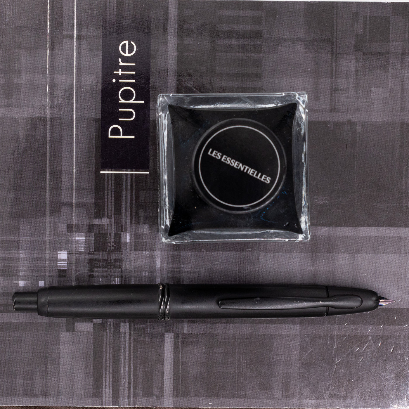 Pilot Vanishing Point Matte Black Fountain Pen blacked out