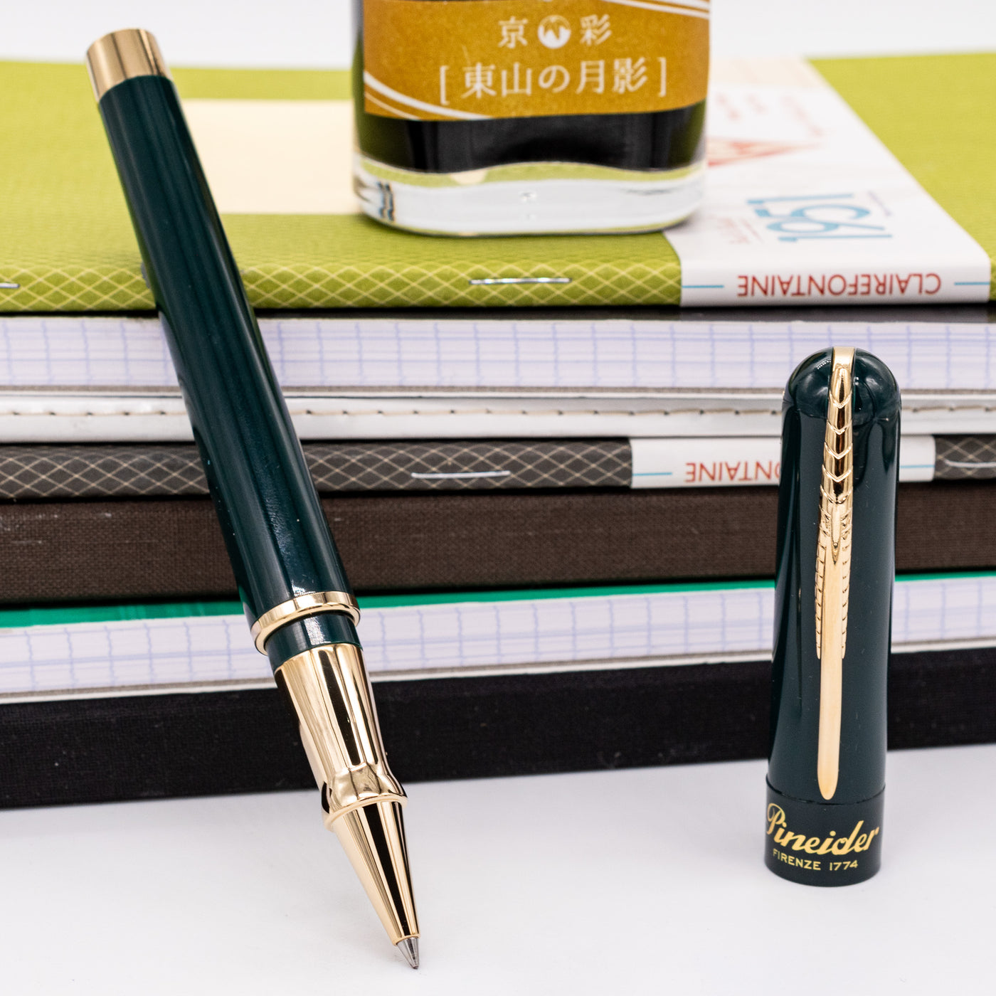 Pineider Avatar 250th Anniversary Green Rollerball Pen