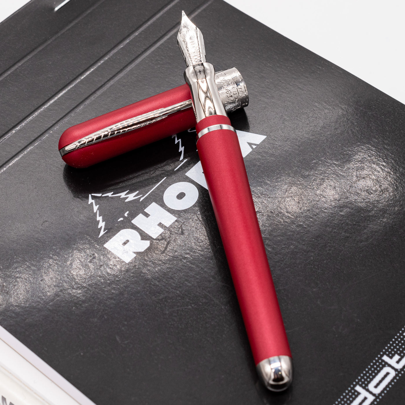 Pineider Avatar UR Art Fountain Pen - Cherry Red