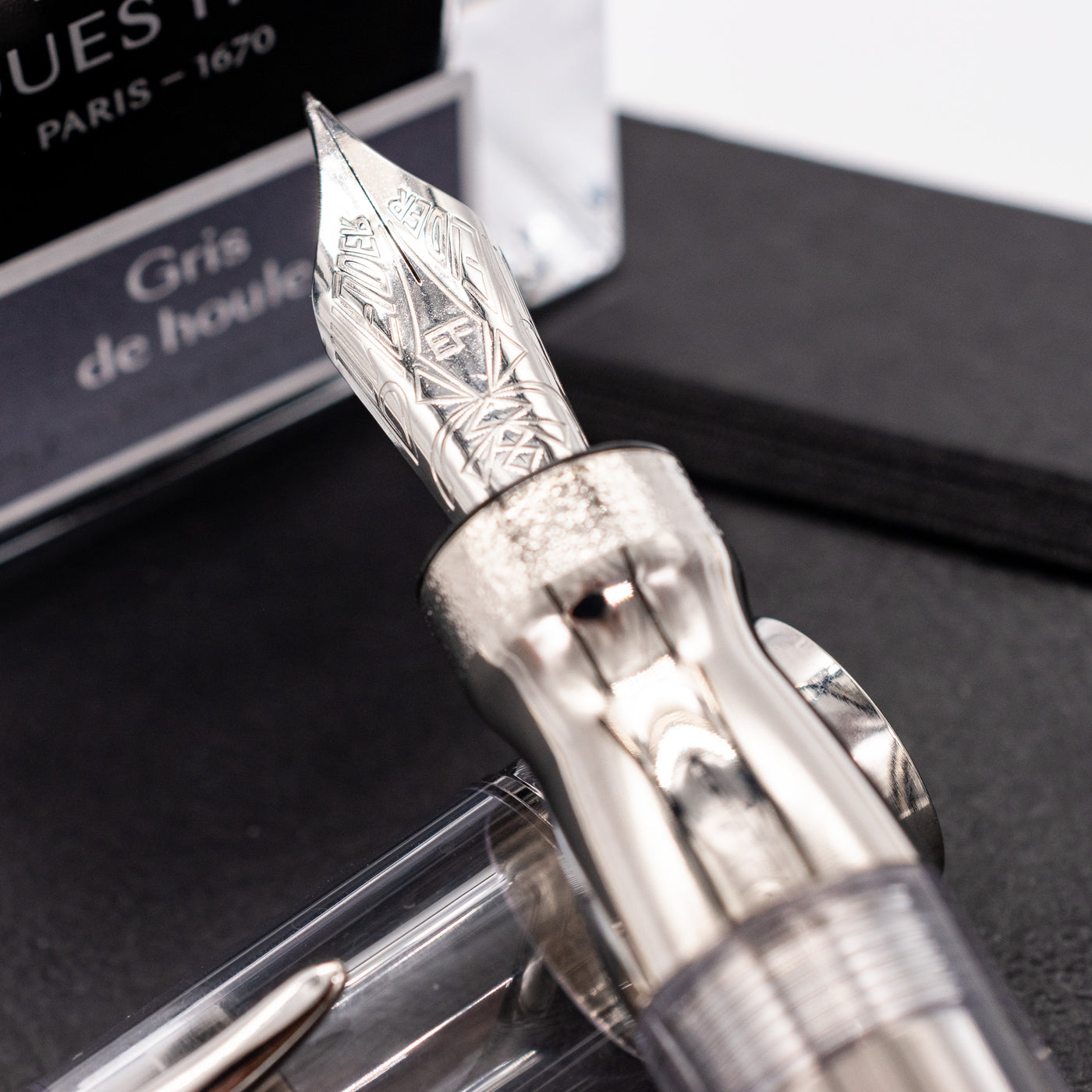 Pineider Classic Lux Fountain Pen stainless steel nib