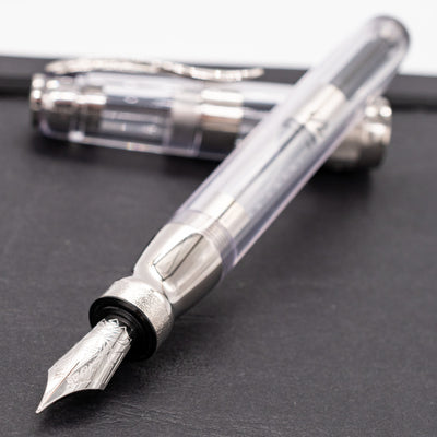 Pineider Classic Lux Fountain Pen uncapped