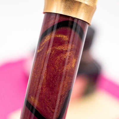 Pineider La Grande Bellezza Rocco Fountain Pen - Wine Red resin