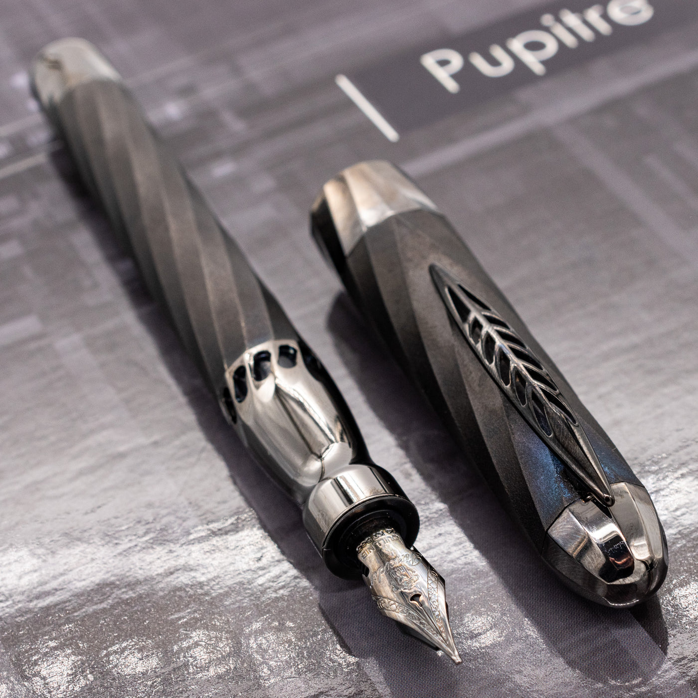 Pineider Matrix Black Fountain Pen limited edition