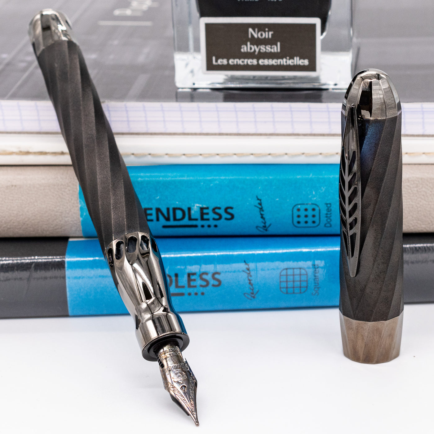 Pineider Matrix Black Fountain Pen