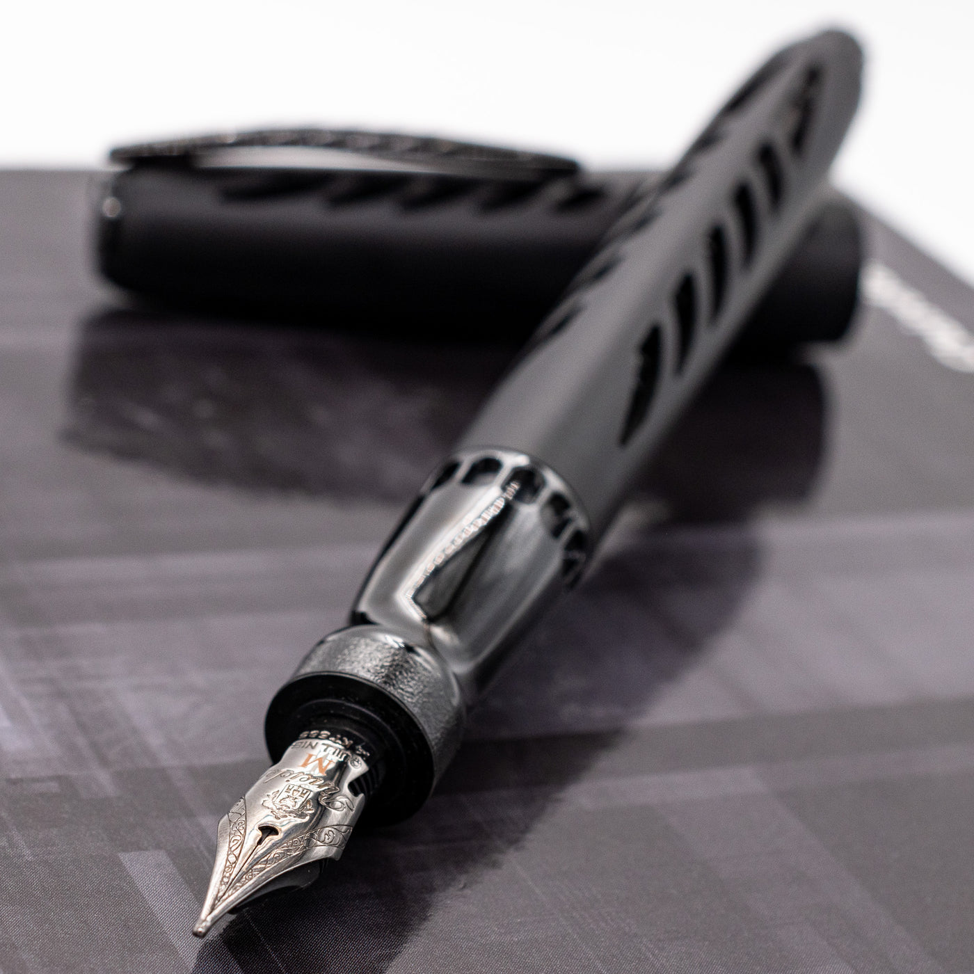 Pineider Millennium Fountain Pen uncapped