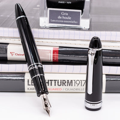 Sailor 1911L Realo Black & Rhodium Fountain Pen