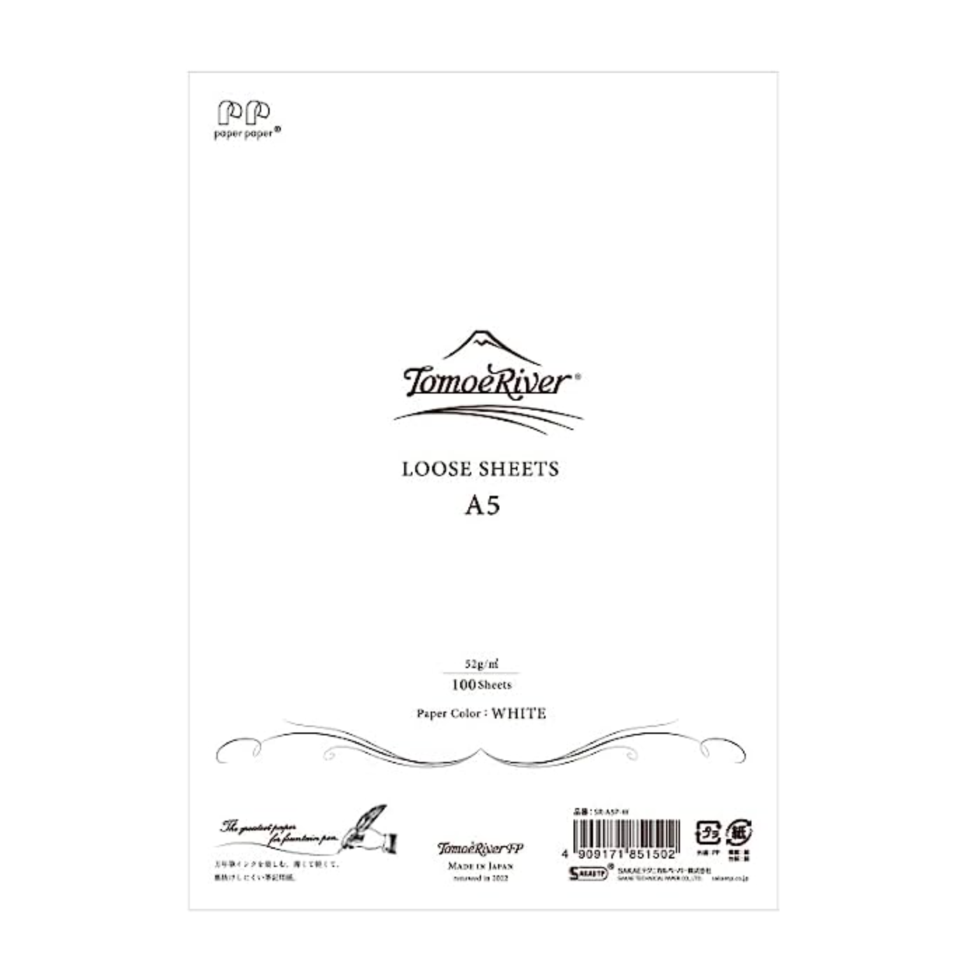 TOMOE RIVER FP Loose Sheet 52 g. White