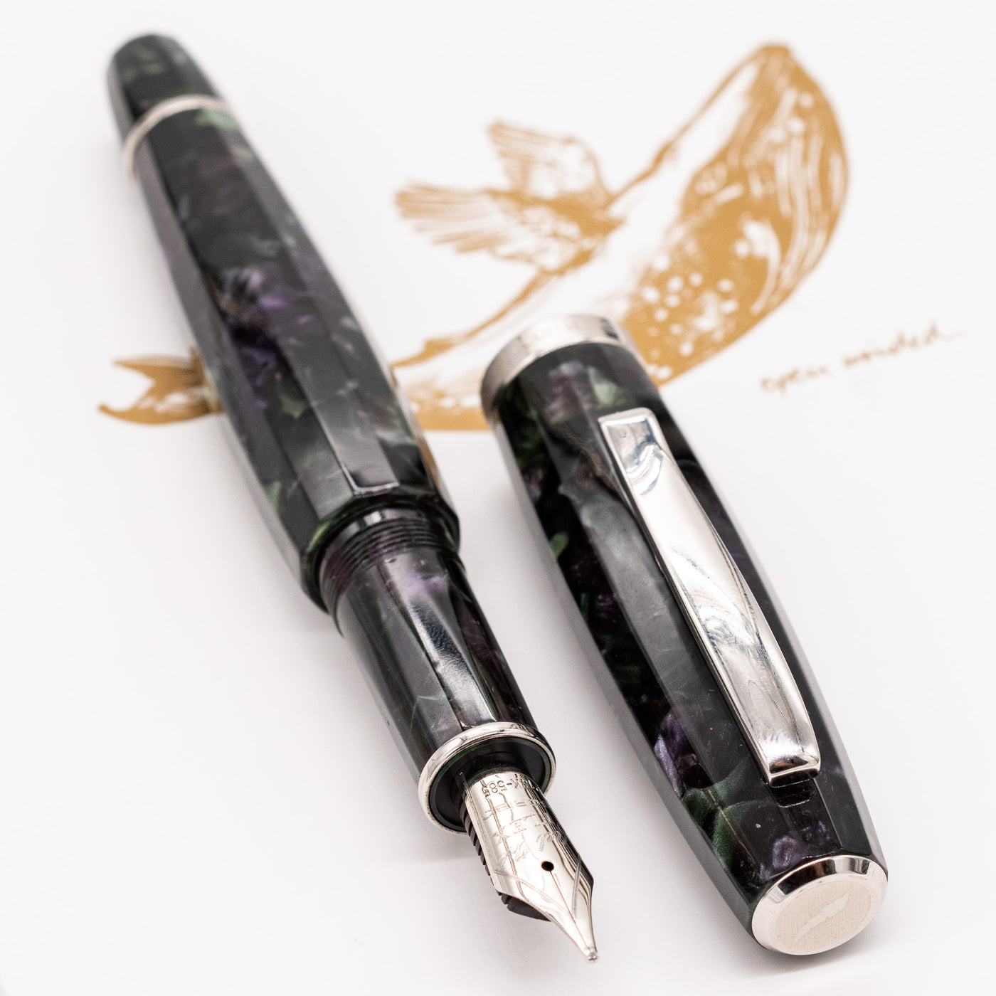 Scribo Feel Fiorita Fountain Pen Black