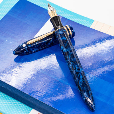 Sheaffer Balance Blue Marble Fountain Pen cobalt