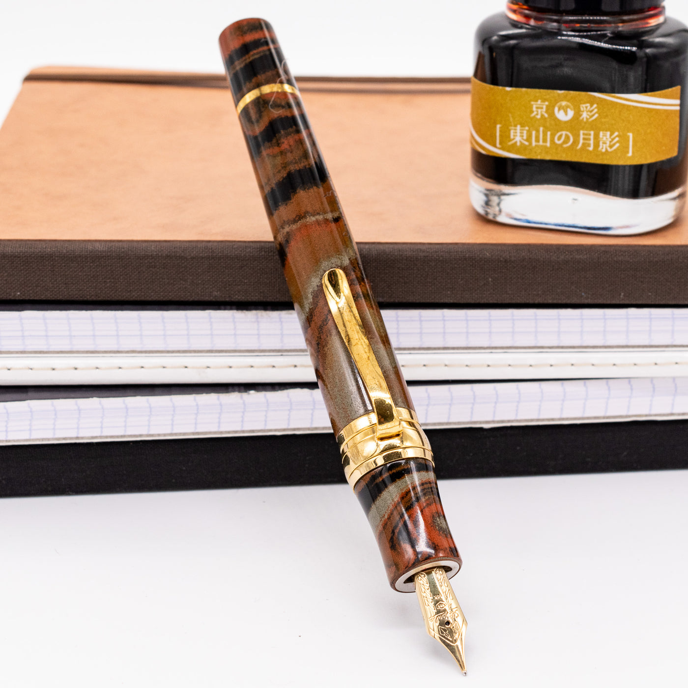 Stipula Leonardo da Vinci Capless Fountain Pen - Sunset Orange