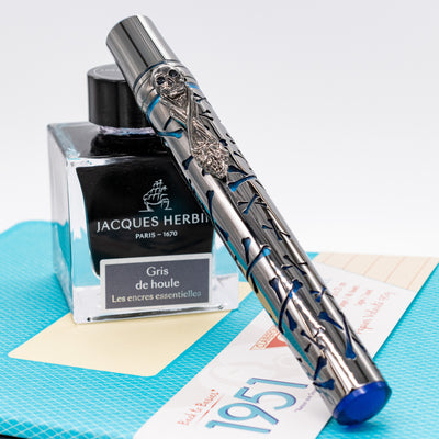 Stipula Leonardo da Vinci Capless Fountain Pen - Caribbean Blue