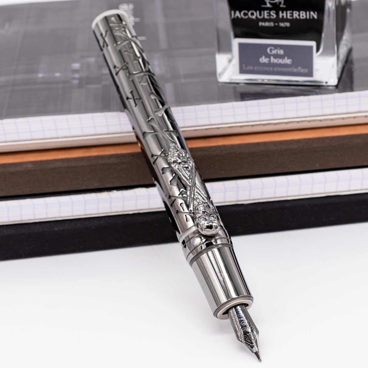 Stipula Leonardo da Vinci Capless Fountain Pen - Caribbean Glow in the Dark