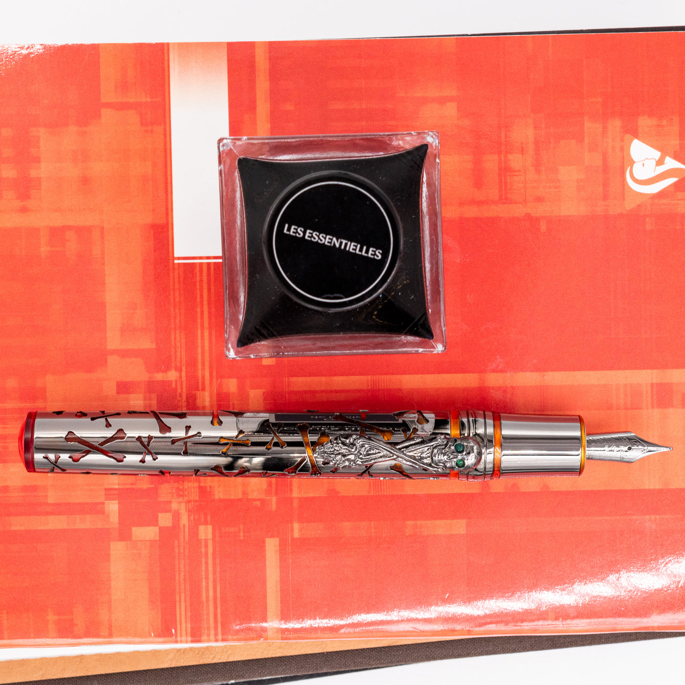 Stipula Leonardo da Vinci Capless Fountain Pen - Caribbean Orange