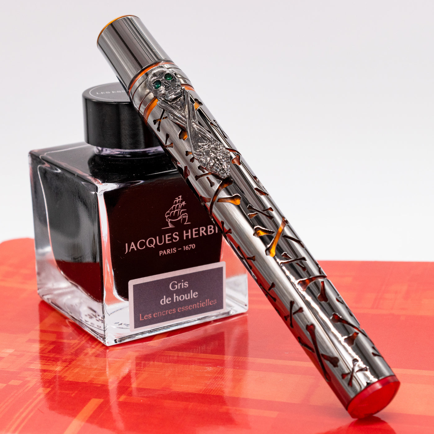 Stipula Leonardo da Vinci Capless Fountain Pen - Caribbean Orange